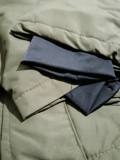 Parka verde con capucha de piel sintética para mujer - miniatura 5