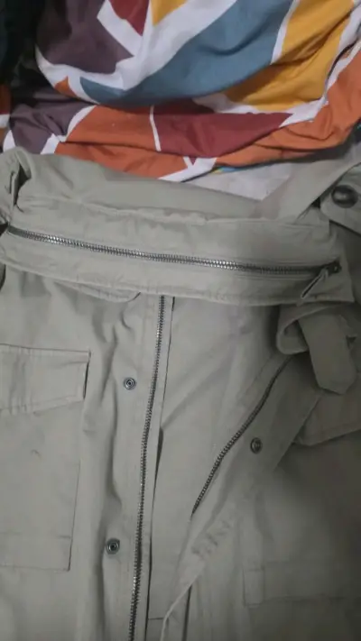 Parka beige Scalpers con bolsillos - miniatura 1
