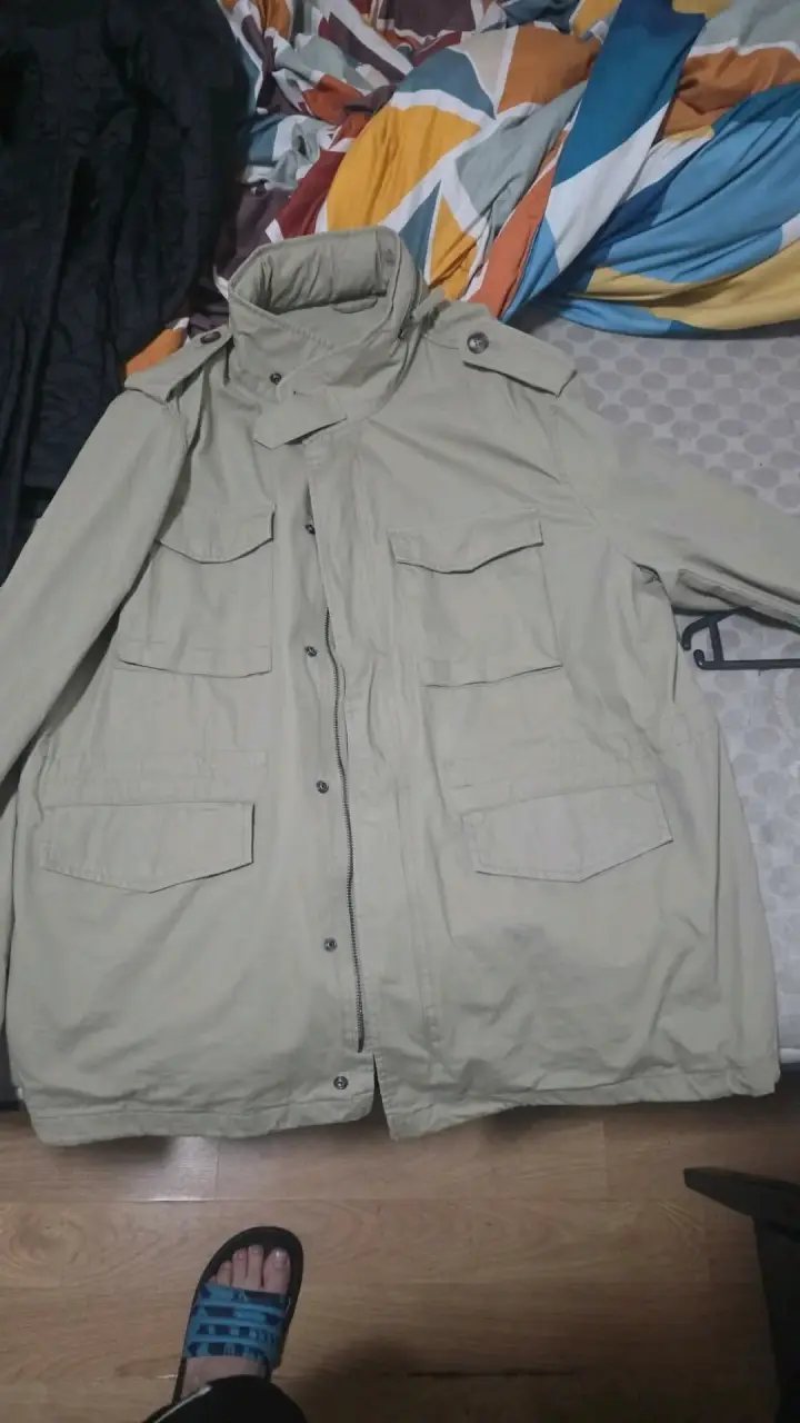 Parka beige Scalpers con bolsillos - 2