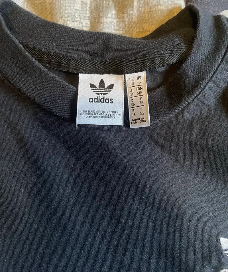 Polera Negra Adidas - 2
