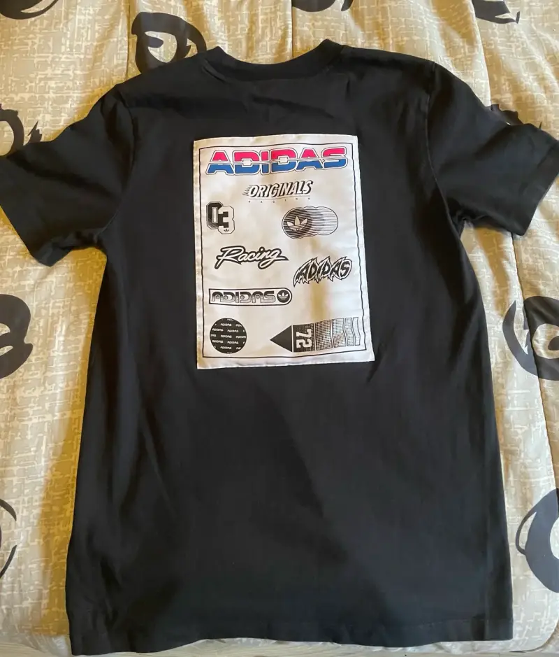 Polera Negra Adidas - 3