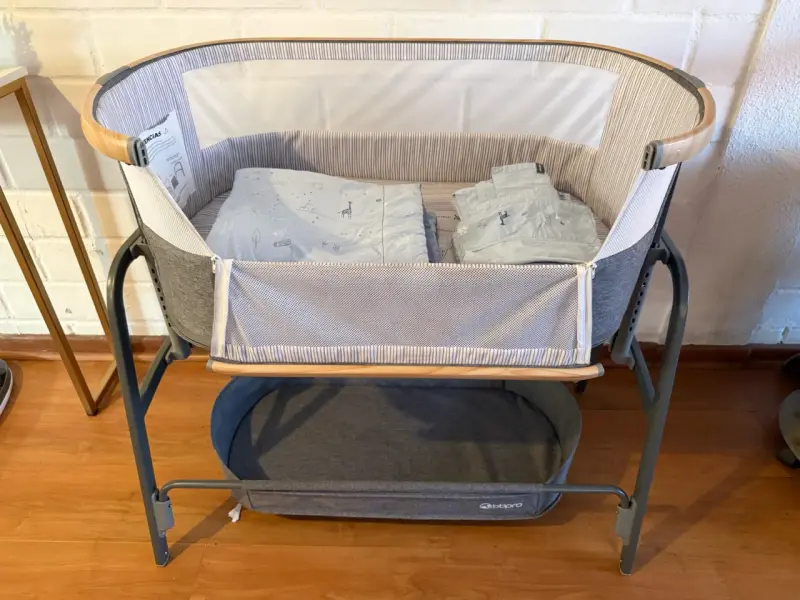 Cuna colecho BBpro gris con base ajustable - 3