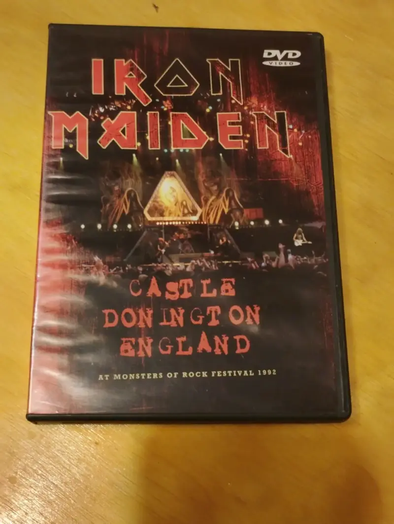 DVD Iron Maiden Castle Donington 1992 - 1