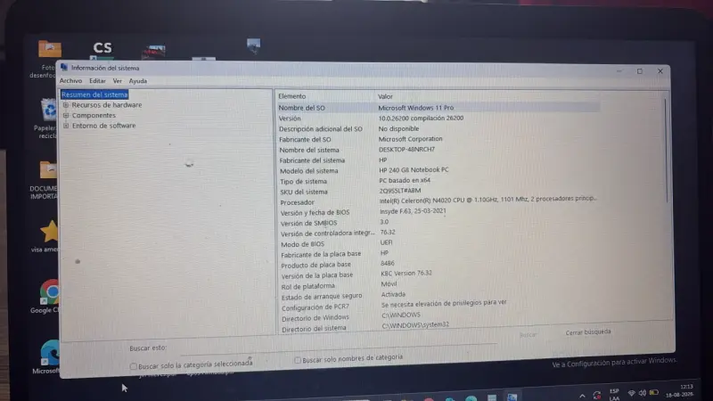 Notebook HP con Intel Core i3 y Windows 11 - 4