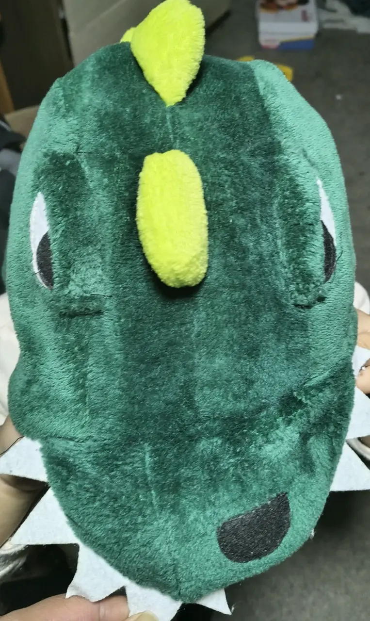 Disfraz de dinosaurio para niños verde y amarillo - 3