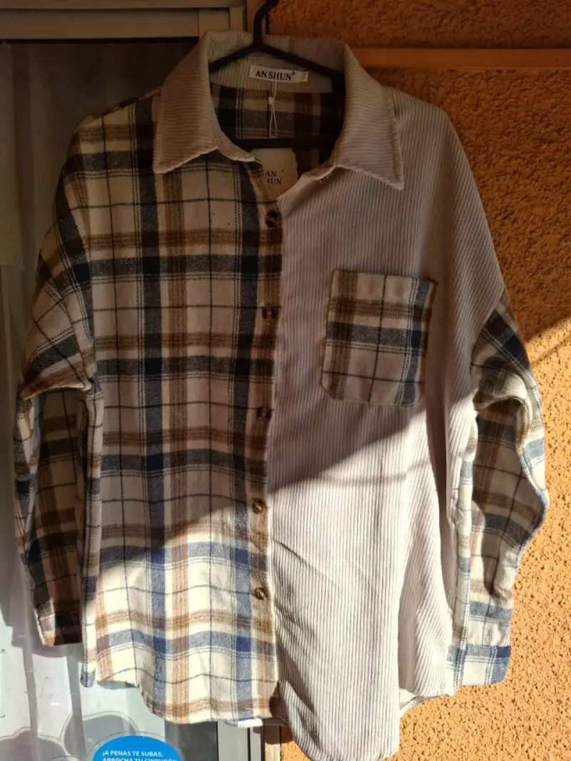 Camisa de franela a cuadros
