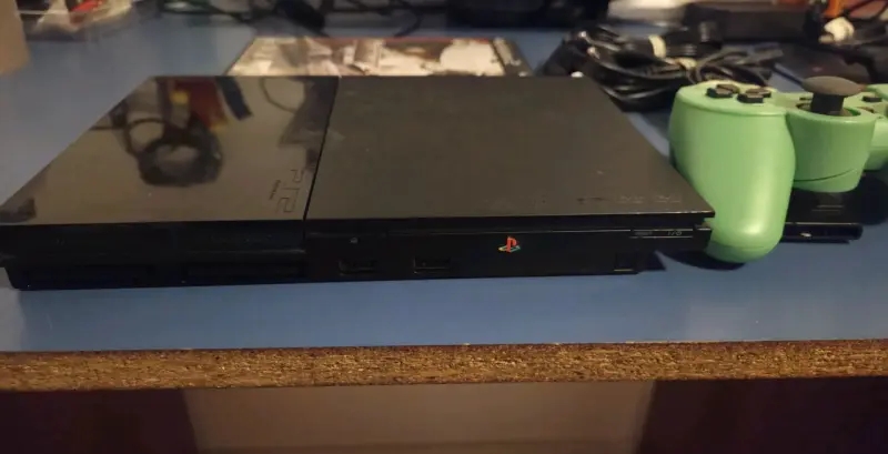 PS2 Slim - Impecable + Mando + Juego - 2
