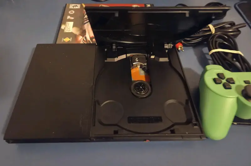 PS2 Slim - Impecable + Mando + Juego - 4