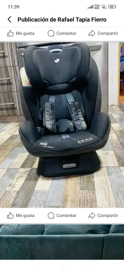 Silla de auto Joie Every Stage FX negra - miniatura 1