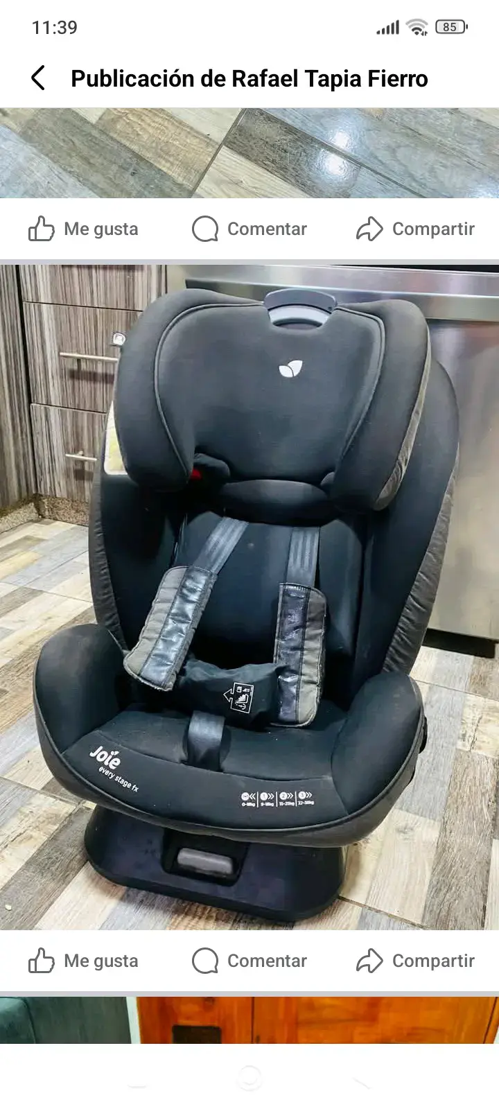 Silla de auto Joie Every Stage FX negra - 2