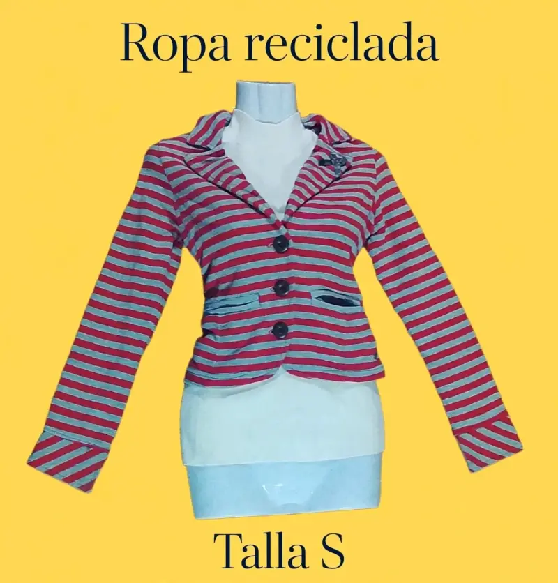 Chaqueta de mujer reciclada en varios colores - 1