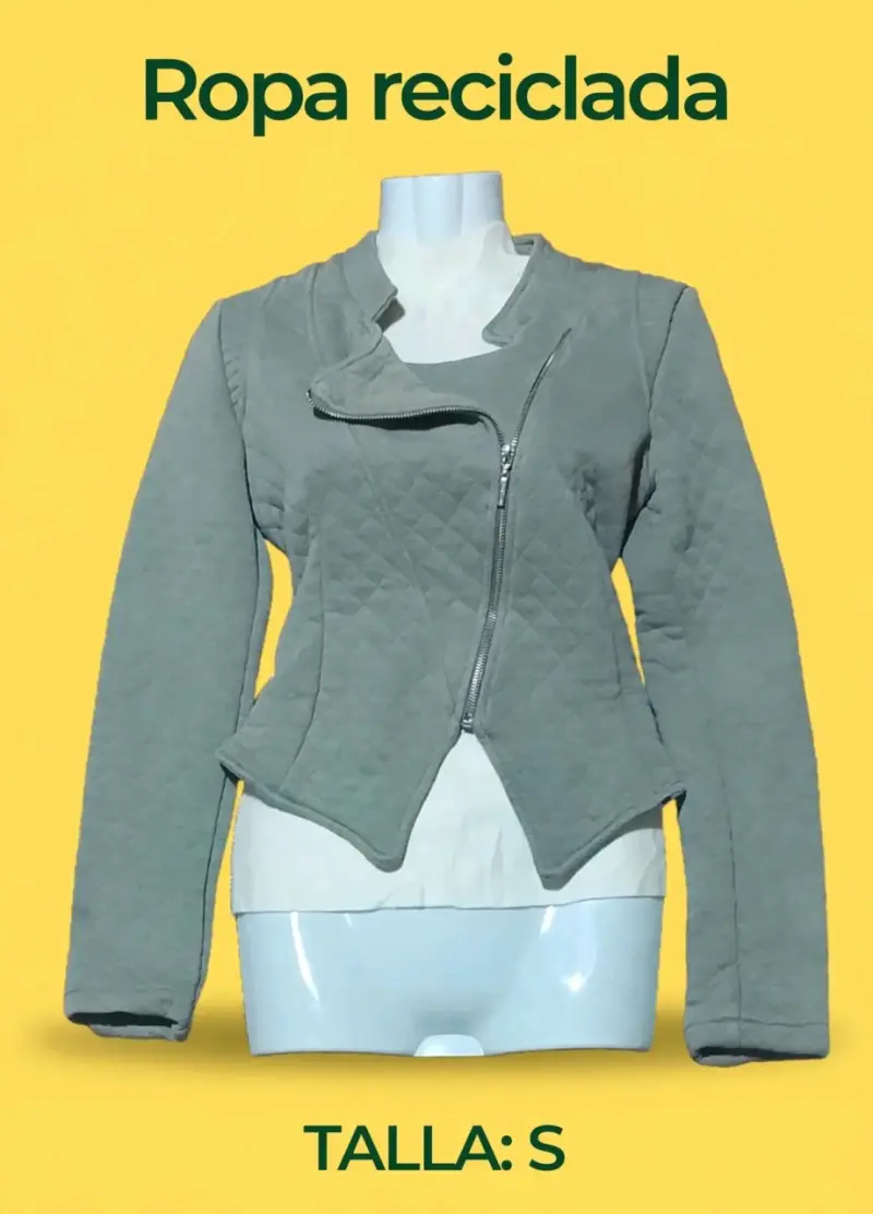 Chaqueta de mujer reciclada en varios colores - 2