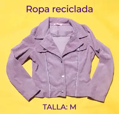 Chaqueta de mujer reciclada en varios colores - miniatura 4