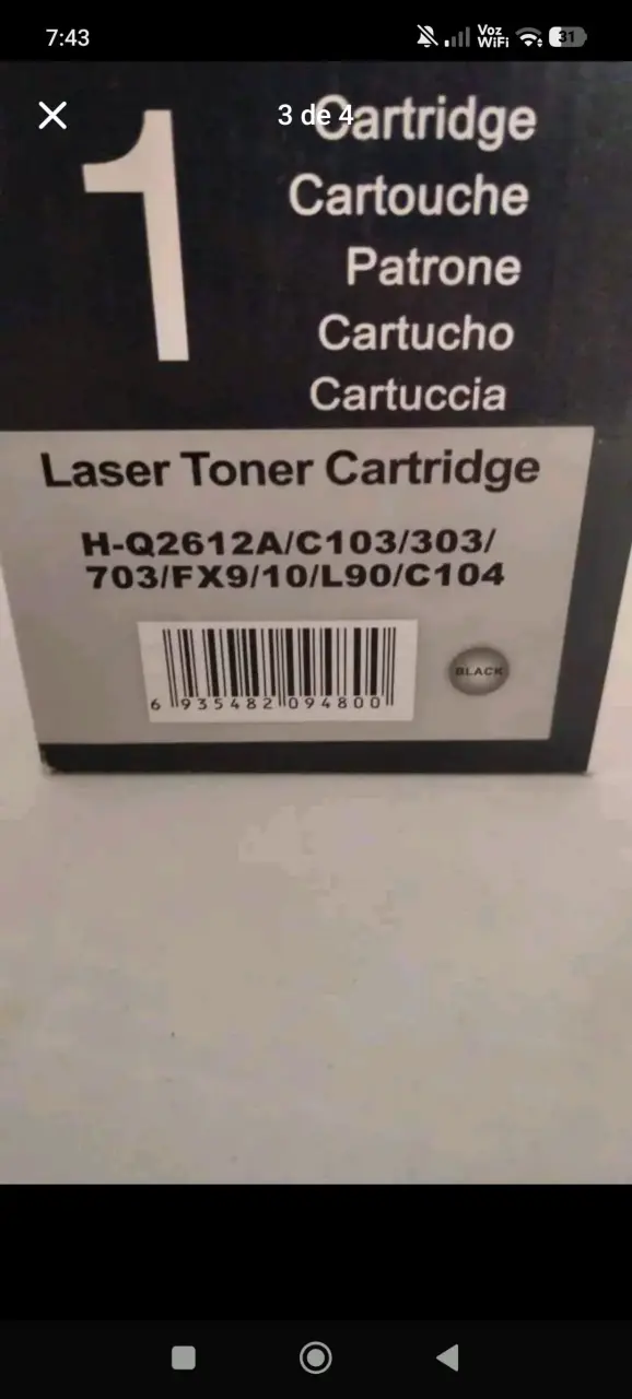 Cartucho de Tóner Láser Negro Ink-Power H-Q2612A - 3