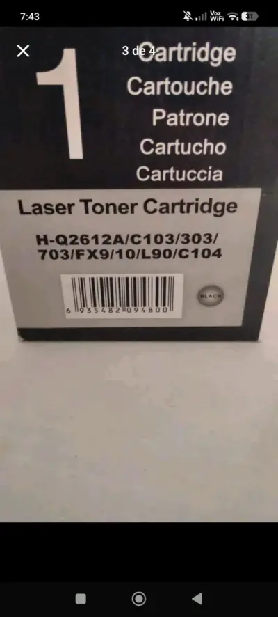 Cartucho de Tóner Láser Negro Ink-Power H-Q2612A - miniatura 3