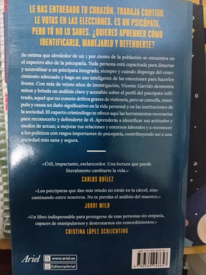 Libro 'El Psicópata Integrado' de Vicente Garrido - 2