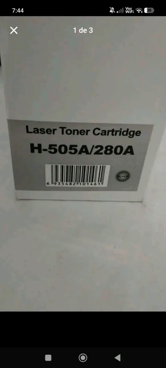 Cartucho de Tóner Láser H-505A/280A Negro - 1