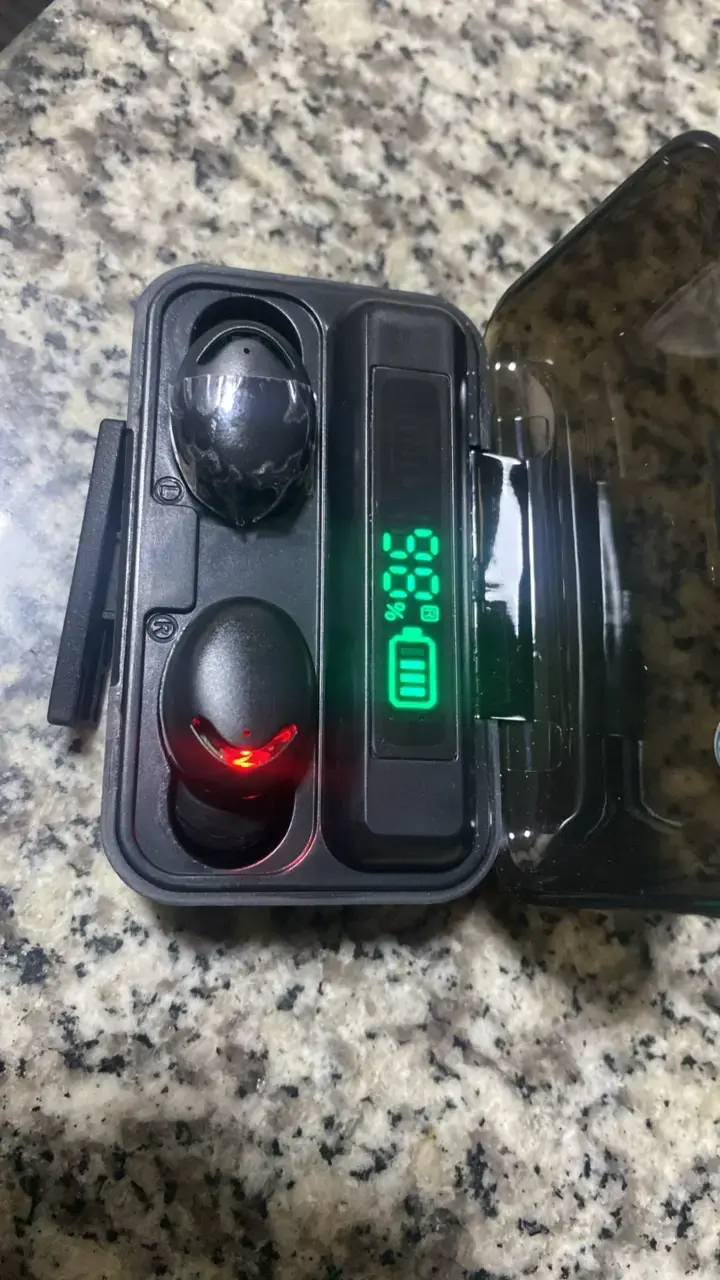 Auriculares inalámbricos con estuche de carga LED - 2