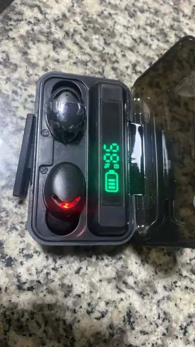 Auriculares inalámbricos con estuche de carga LED - miniatura 2