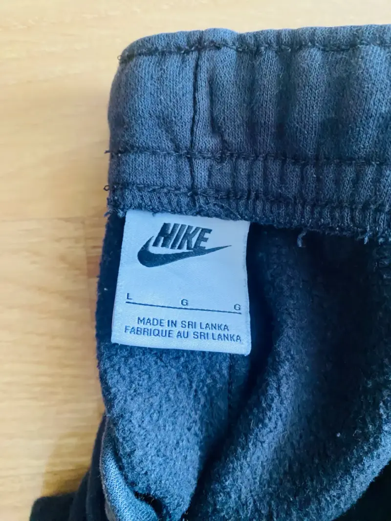 Pantalones Nike negro algodón - 2