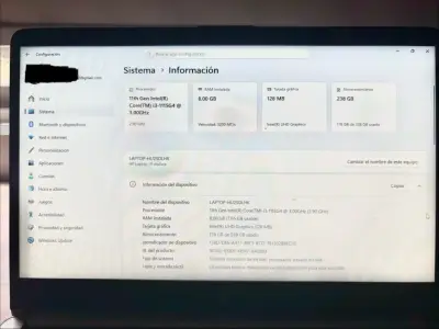 Laptop HP Intel Core i3 11va Gen 8GB RAM - miniatura 4