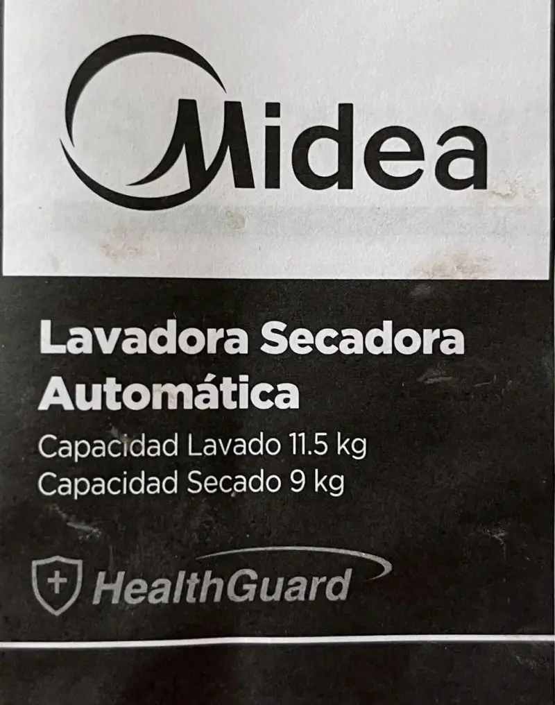 Lavadora secadora Midea 11.5 kg negra - 6