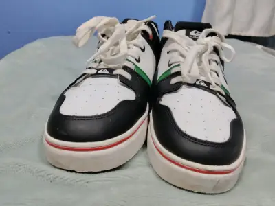 Zapatillas deportivas Quiksilver blancas y negras - miniatura 3