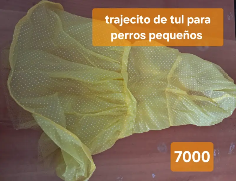 Vestidito de tul para perros pequeños ueños - 1