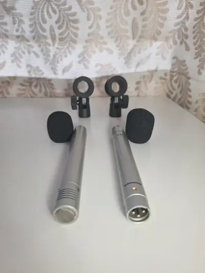 Par de micrófonos Samson C02 con clips - miniatura 1