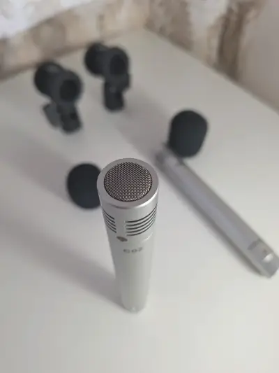 Par de micrófonos Samson C02 con clips - miniatura 2