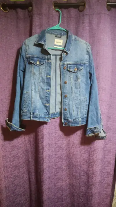 Chaqueta de mezclilla azul Sybilla para mujer - miniatura 1