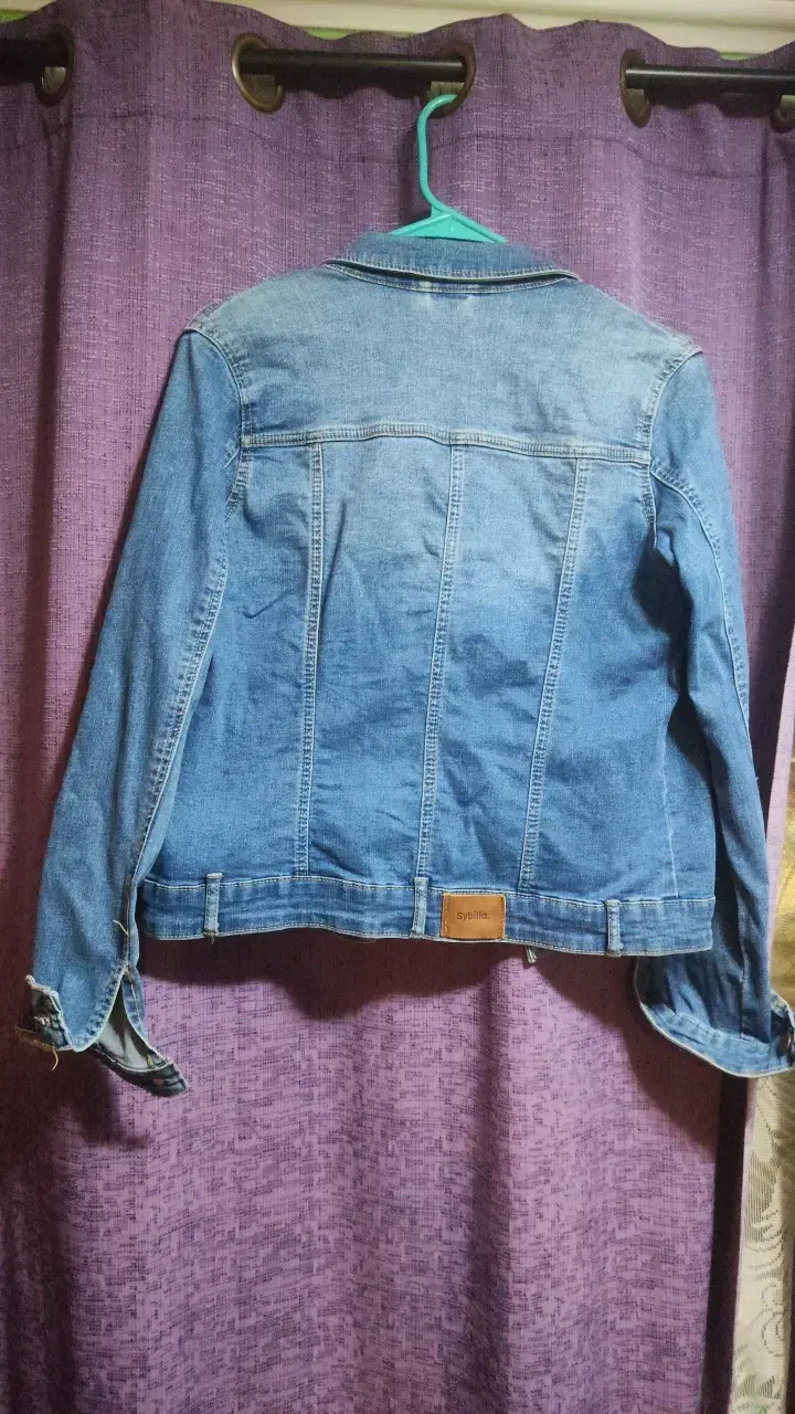 Chaqueta de mezclilla azul Sybilla para mujer - 3