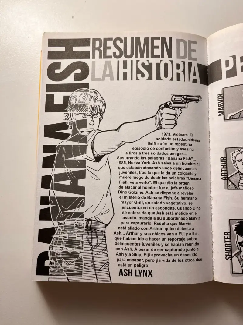 Manga Banana Fish Volumen 1 de Akimi Yoshida - 4