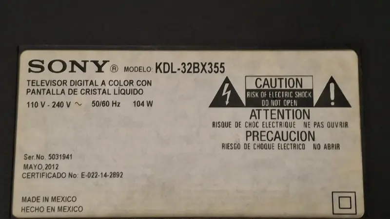 Televisor Sony 32 pulgadas - 5
