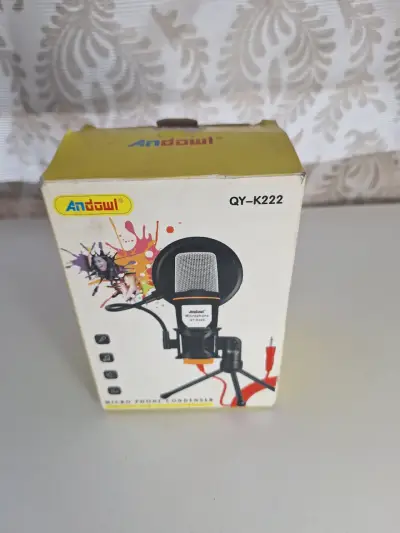 Micrófono condensador Andowl QY-K222 con soporte - miniatura 5