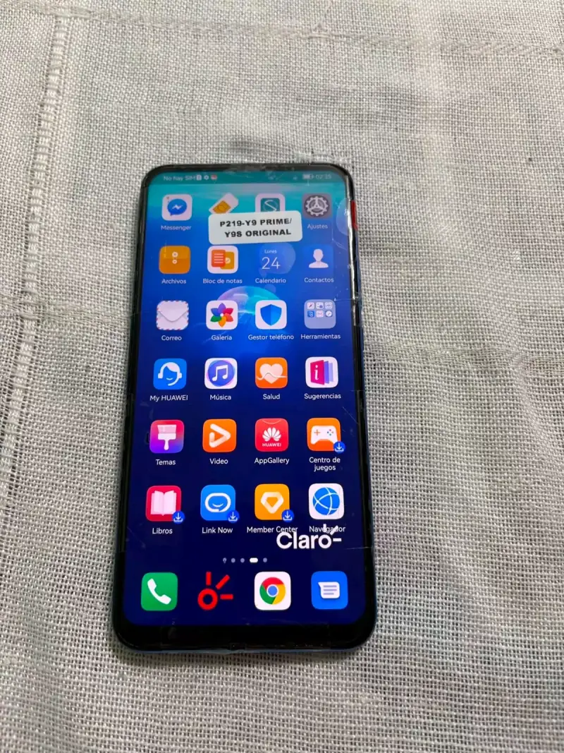Smartphone Huawei Y9 Prime en buen estado