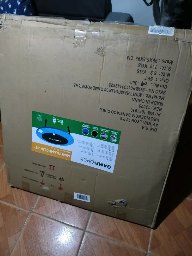 Mini trampolín 38 pulgadas Gamepower para niños - 2