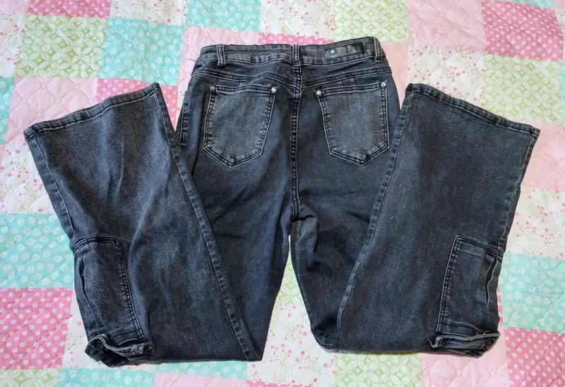 Jeans cargo gris oscuro talla 44 - 3