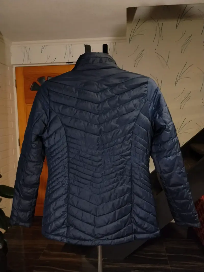 Chaqueta acolchada azul para mujer - 3