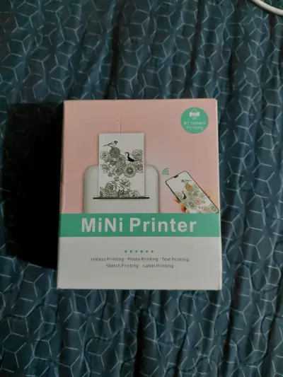 Impresora portátil mini con Bluetooth - miniatura 1