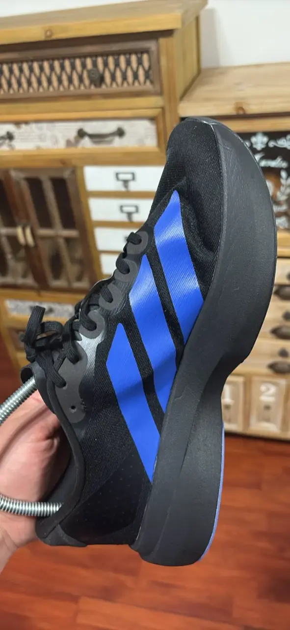 Zapatillas deportivas Adidas negras y azules - 3