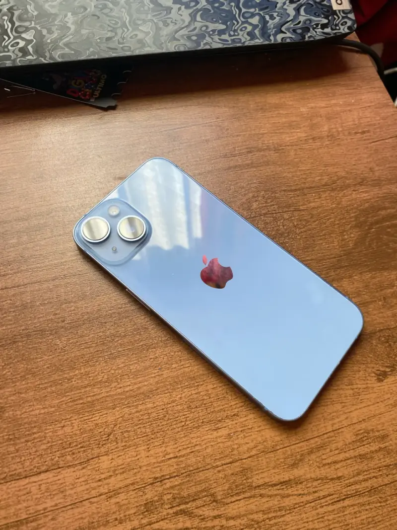 iPhone 14 Azul 256GB 100% Batería oportunidad - 1