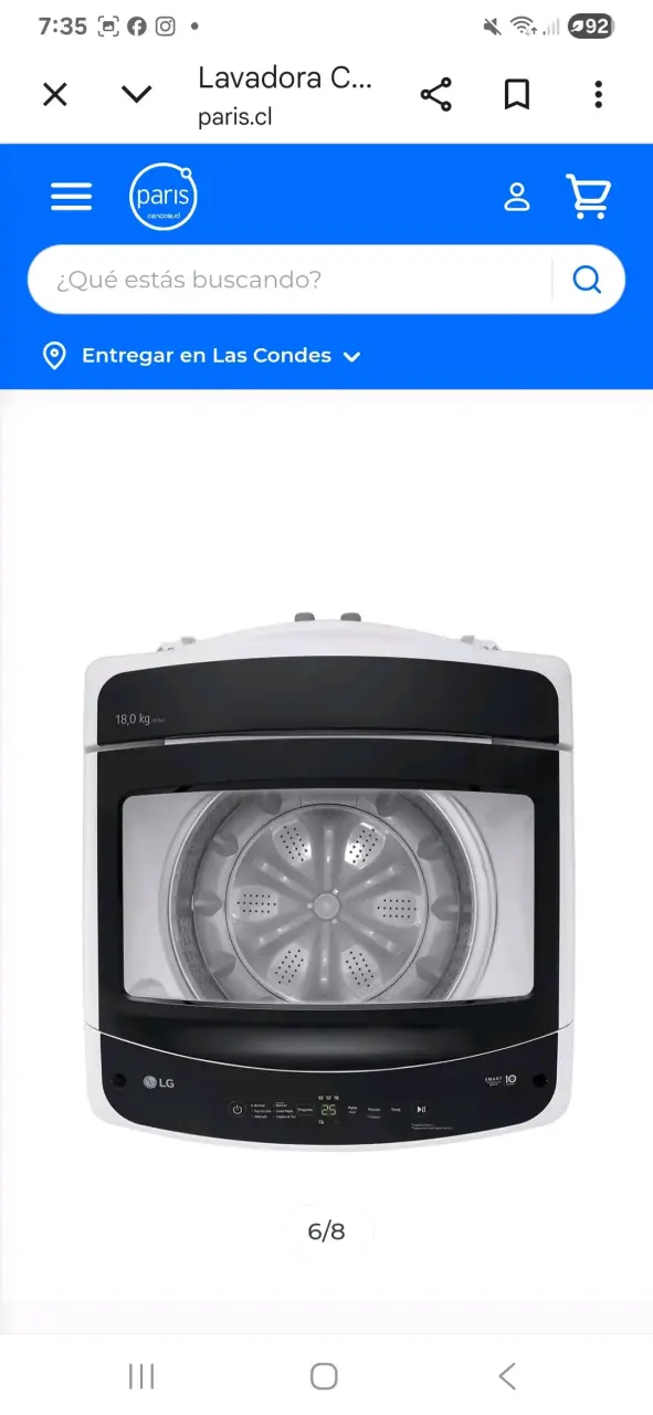 Lavadora automática LG WT16SWTB 16 kg - 5