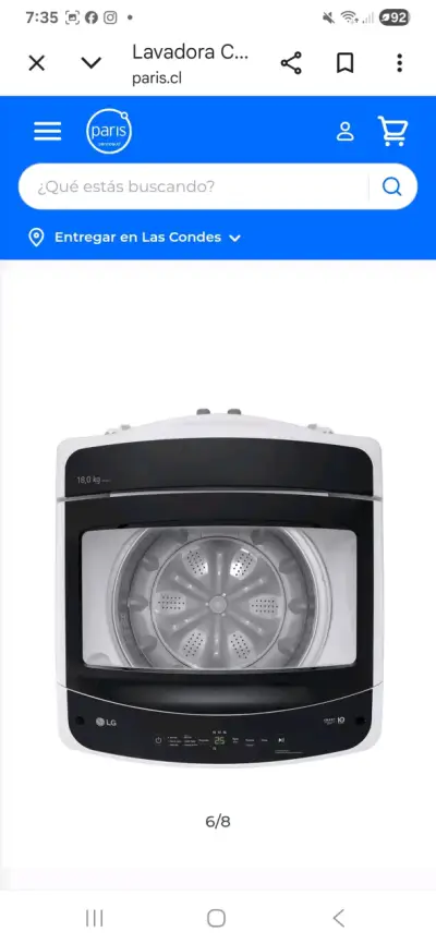 Lavadora automática LG WT16SWTB 16 kg - miniatura 5