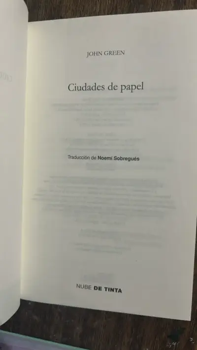 Libro Ciudades de Papel de John Green - miniatura 3