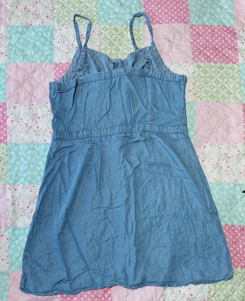 Vestido de mezclilla azul talla M - 2