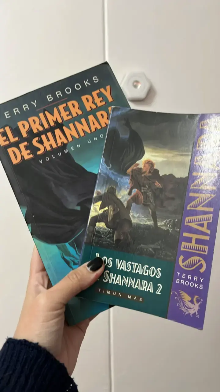 Libros El Primer Rey de Shannara y Los Vástagos de Shannara 2