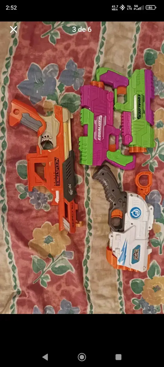 Set de pistolas de juguete Nerf multicolor - 2