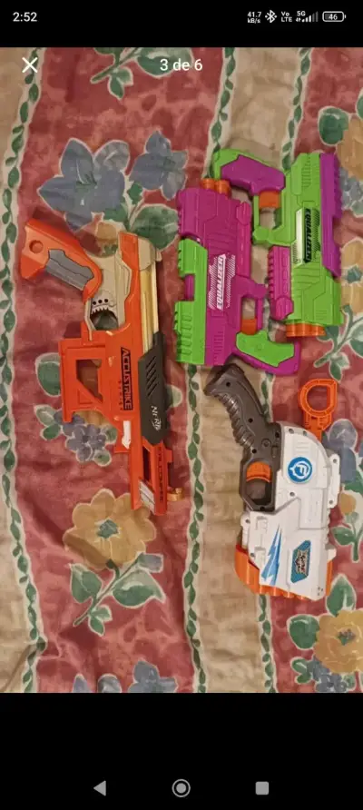 Set de pistolas de juguete Nerf multicolor - miniatura 2