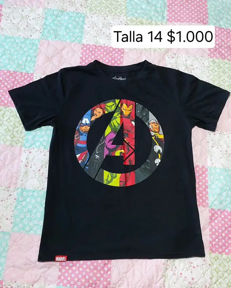 Polera Avengers Marvel Talla 14 - 1